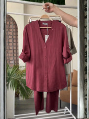 Women Cotton Co-Ord Set