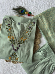 New Designers Kurta Pent Dupatta Set